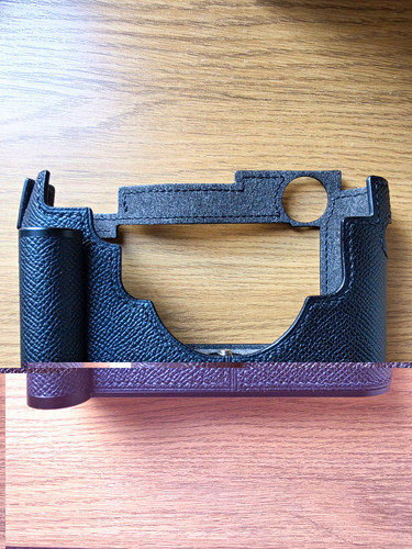 Mzero black leather half - leather,