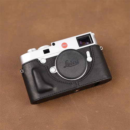 Leather half case for leica - case,
