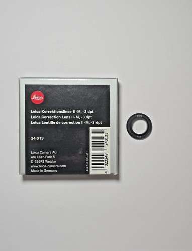Leica correction lens 3 - leica, ii-m